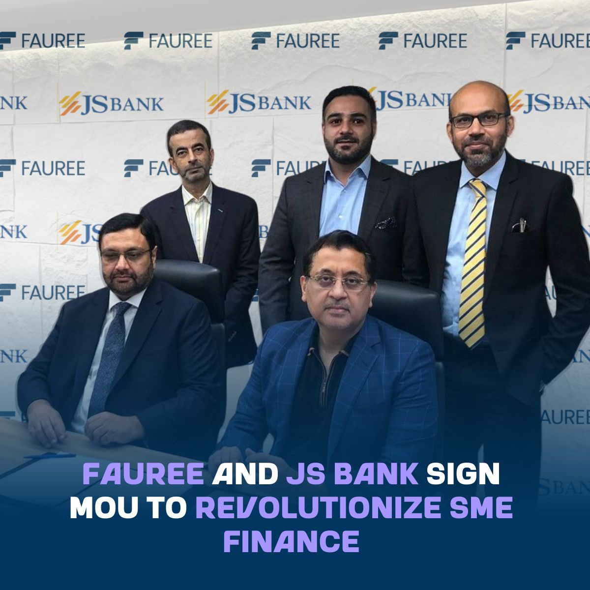 Fauree and JS Bank sign MOU to revolutionize SME Finance